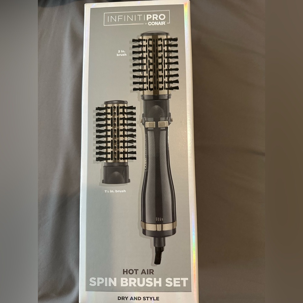 InfinitiPro Conair Hot Air Spin Brush Set